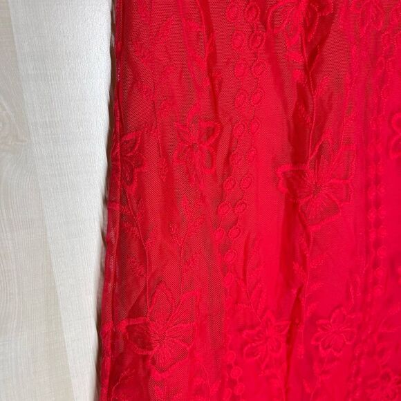 Altar’d State red sleeveless spaghetti strap lined dress, size small - Picture 4 of 16